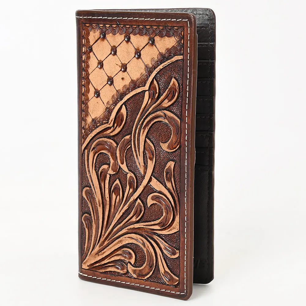 Bar H Equine Genuine Leather Rodeo - Bifold & Trifold Wallet For Men Women 1