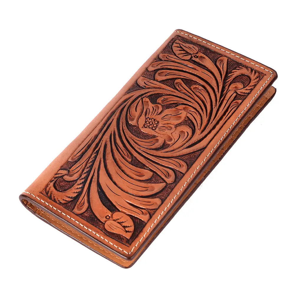 Bar H Equine Genuine Leather Rodeo - Bifold & Trifold Wallet For Men Women 1