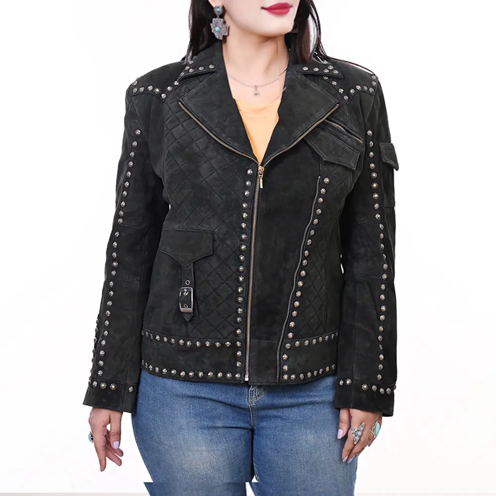 American Darling Genuine Vintage Leather Women Blazer Dress Shirt Jacket Ladies Girl| | For 1