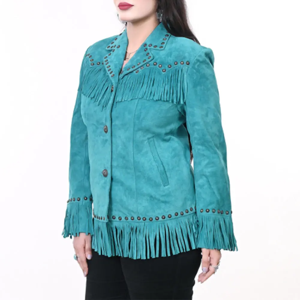 American Darling Genuine Vintage Leather Women Blazer Dress Shirt Jacket Ladies Girl| | For 2