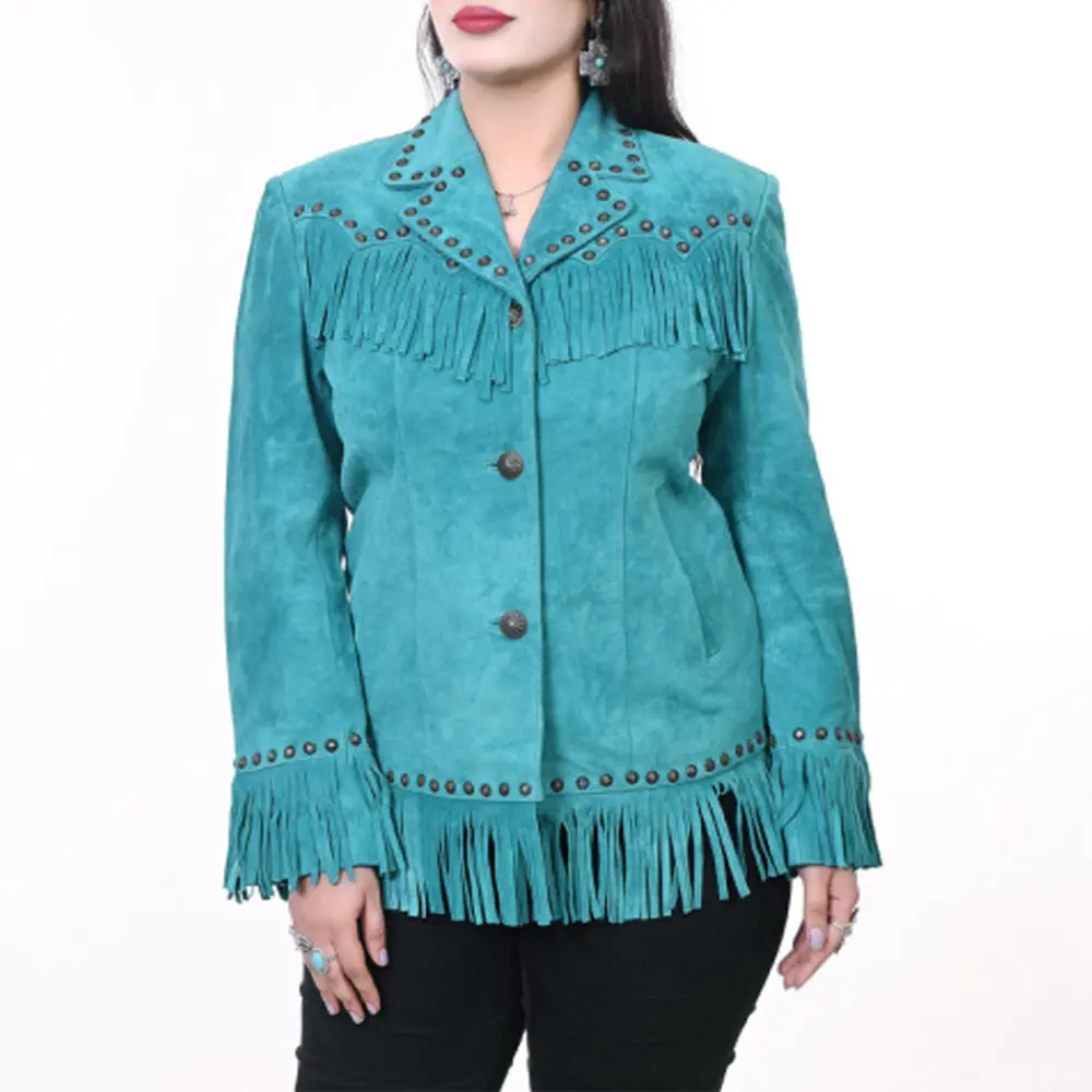 American Darling Genuine Vintage Leather Women Blazer Dress Shirt Jacket Ladies Girl| | For 1