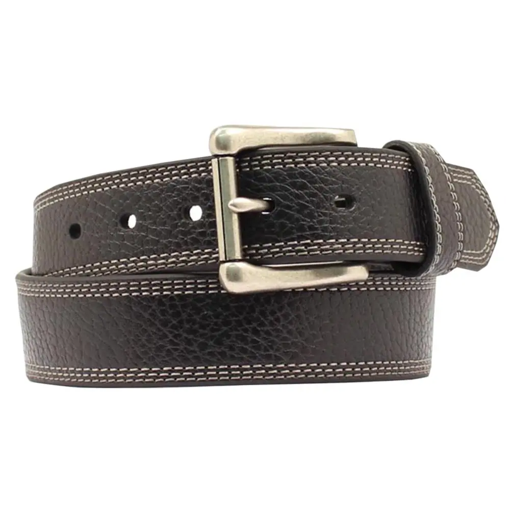 46" Nocona Western 1-1/2" Wide Heavy-Duty Mens Genuine Leather Belt Black 1