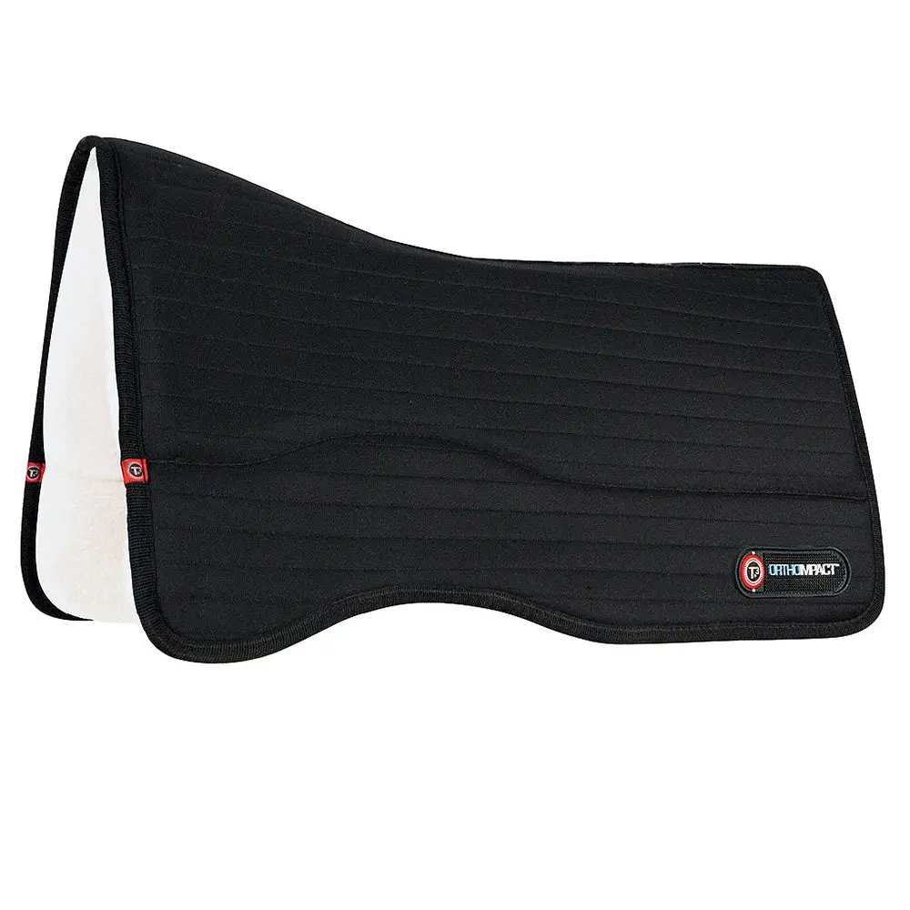 Toklat Western Horse T3 Matrix Performance Ortho Woolback Saddle Pad Black 1