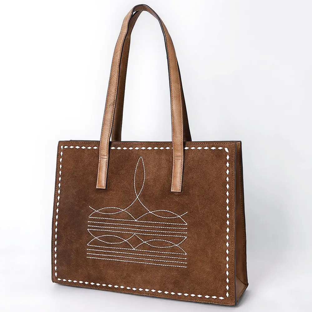 American Darling Tote Suede Genuine Leather Western Women Bag Handbag Purse | Travel Bags College Casual 1