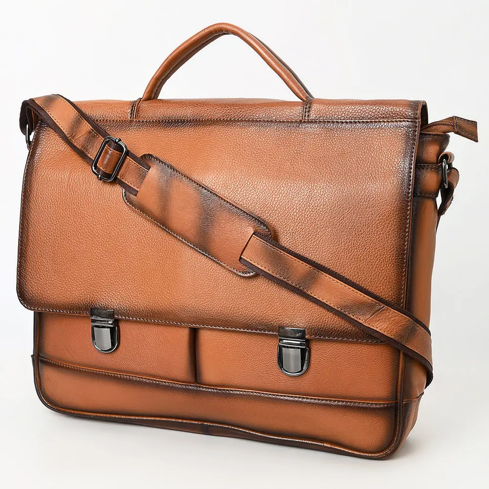 Ohlay Briefcase Genuine Leather Women Bag Western Ohm118a 1