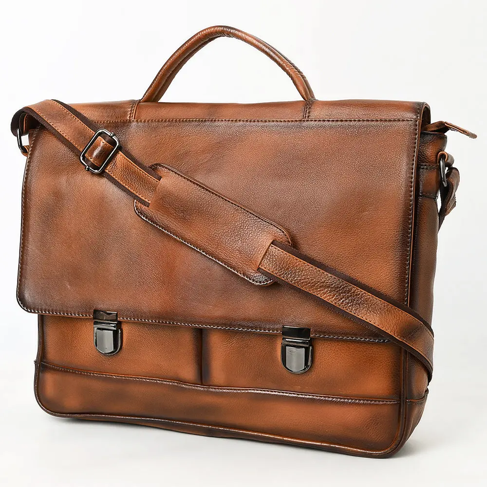 Ohlay Briefcase Genuine Leather Women Bag Western Ohm118b 1
