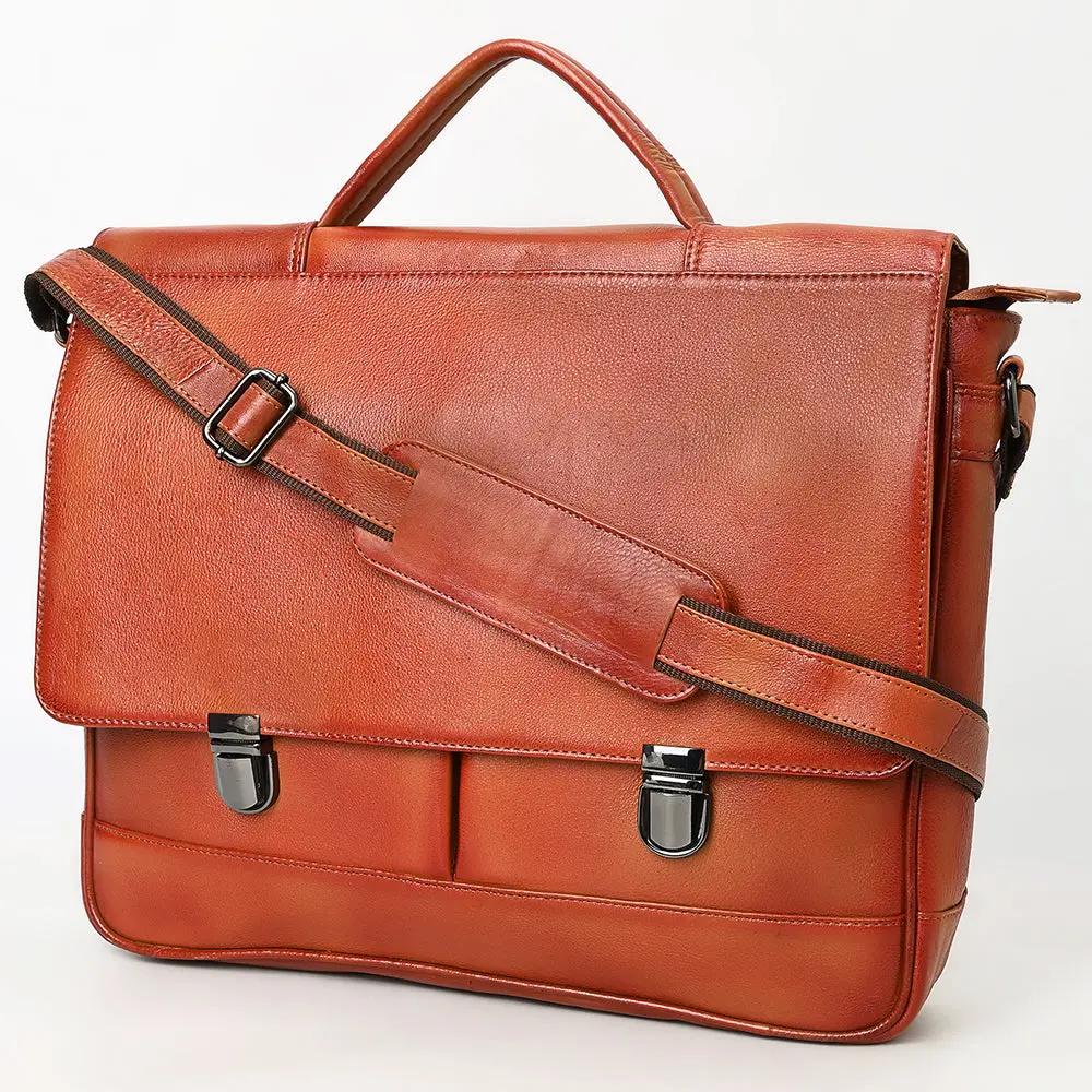 Ohlay Briefcase Genuine Leather Women Bag Western Ohm118c 1
