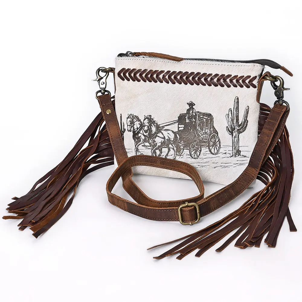 American Darling Crossbody Hair On Genuine Leather Women Bag Western Handbag Purse | Travel Bags College Casual 1