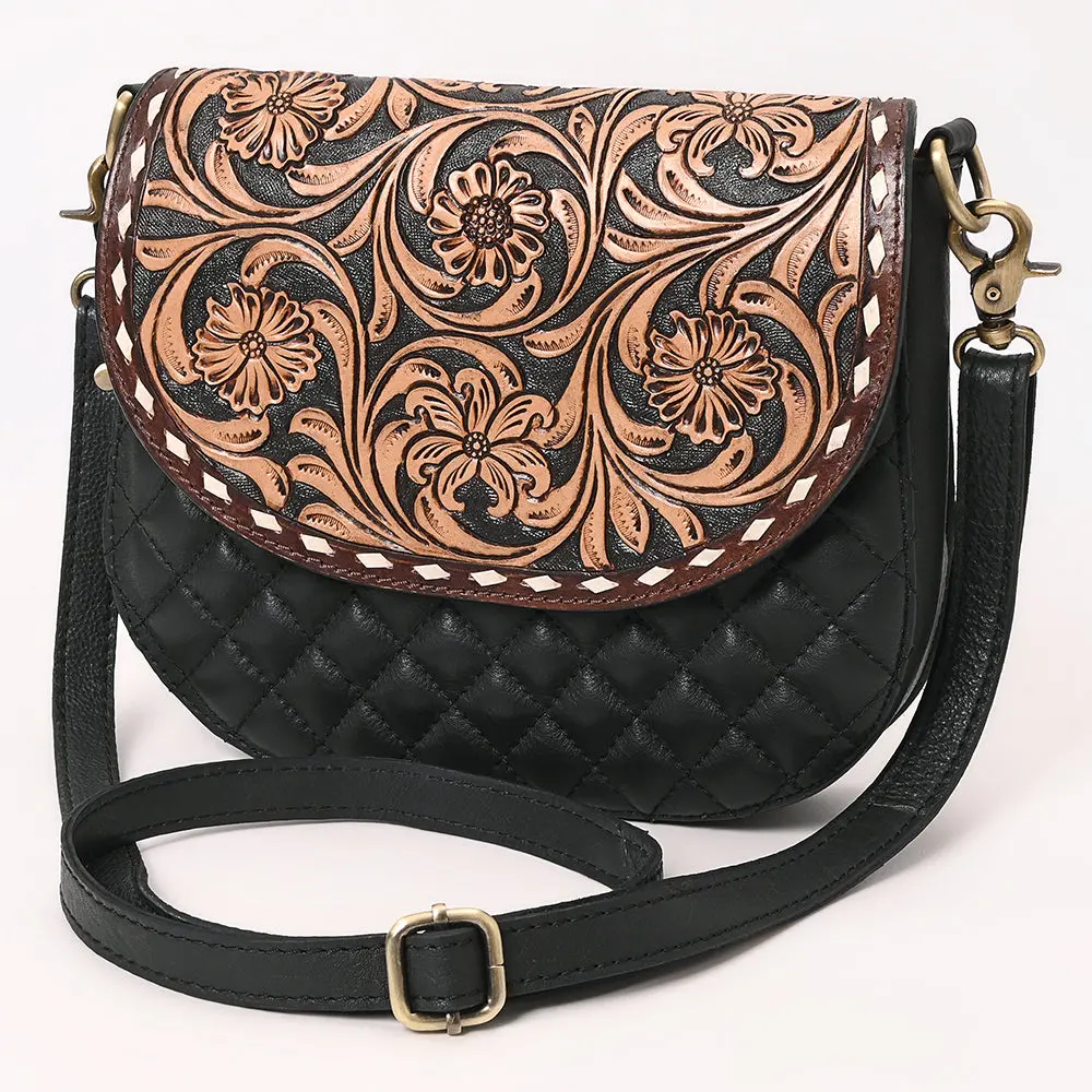 American Darling Crossbody Hand-Curved Genuine Leather Women Bag Western Handbag Purse | For Cute 1