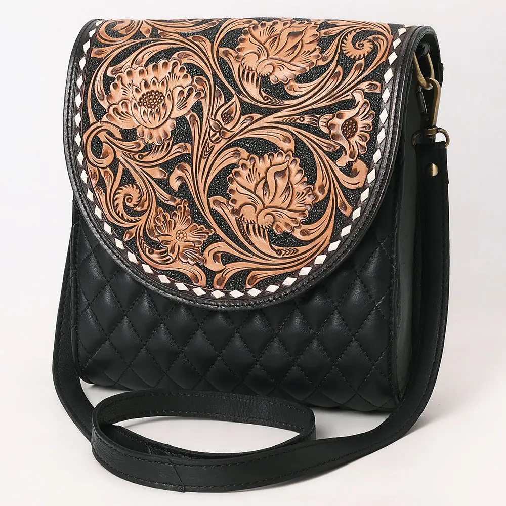 American Darling Crossbody Hand-Curved Genuine Leather Women Bag Western Handbag Purse | For Cute 1