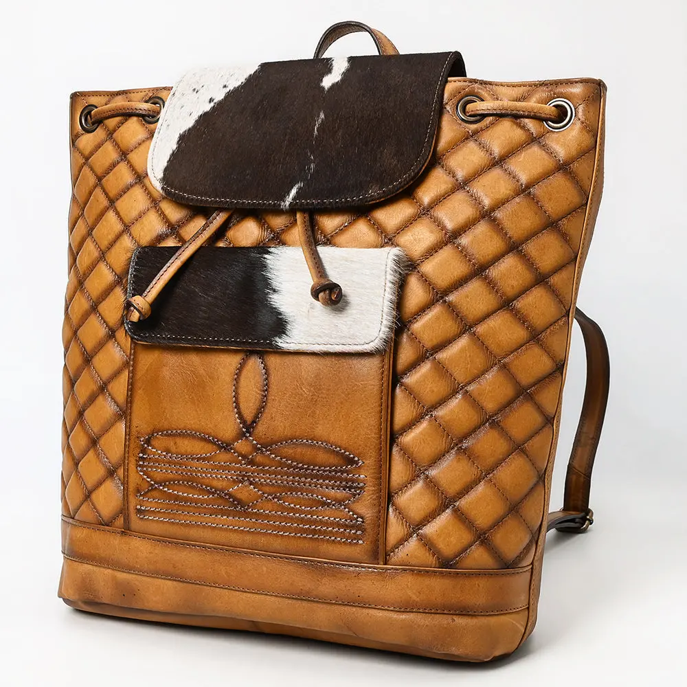 American Darling Backpack Hair On Genuine Leather Western Women Bag Handbag Purse | For Laptop School 1