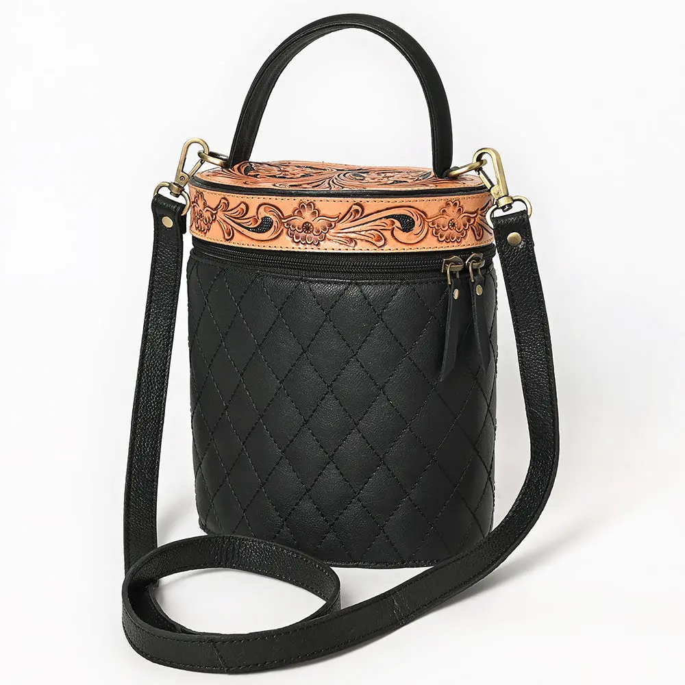 American Darling Jewelry Case Hand Tooled Genuine Leather Women Handbag | Women's Western Handbags Bag For 1