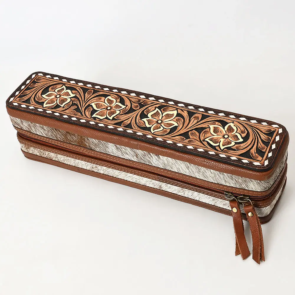 American Darling Jewelry Case Hand Tooled Genuine Leather Women's Bag Western Handbag Purse | Organizer For Women Travel 1