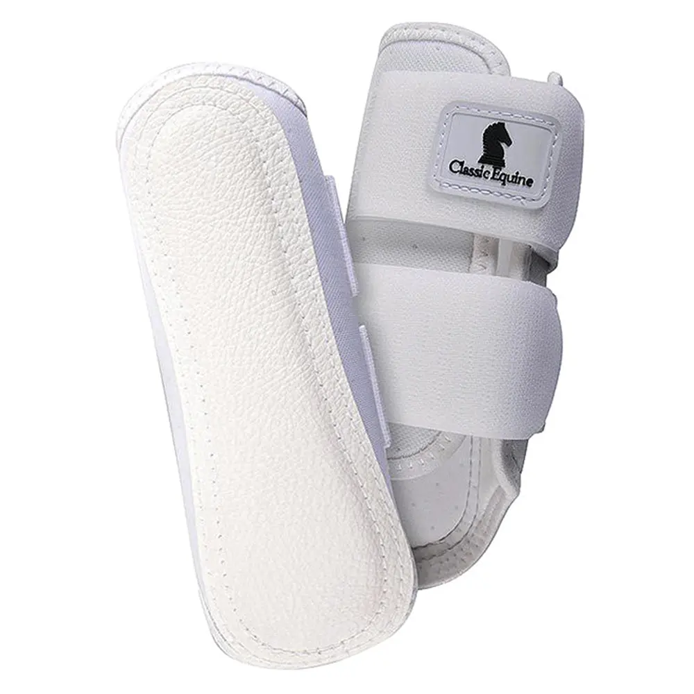 Medium Classic Equine Airwave Splint Breathable Horse Leg Boots Pair White 1