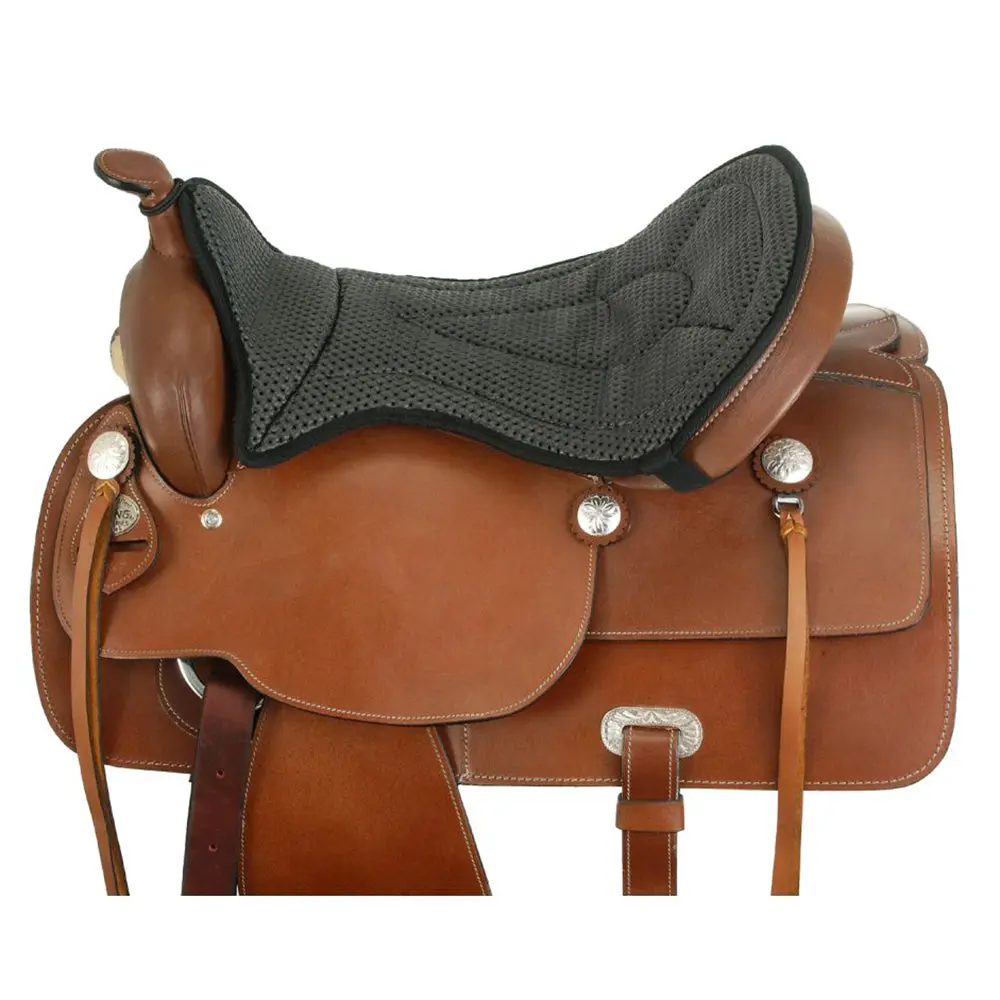 Tough 1 Western Horse Luxury Air Flow Saddle Seat Cover Anti Slip Cushion Black 1