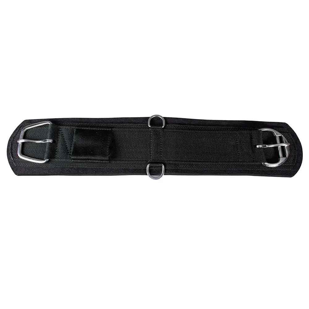 Hilason Western Horse Saddle Girth Anti-Slip Grip Neoprene Cinch Black 1