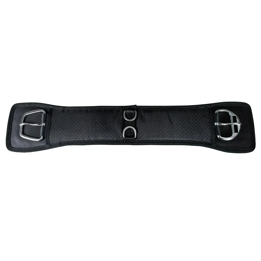Hilason Western Horse Saddle Girth Anti Slip Grip Neoprene Cinch Black | Breathable 24-Inch 1