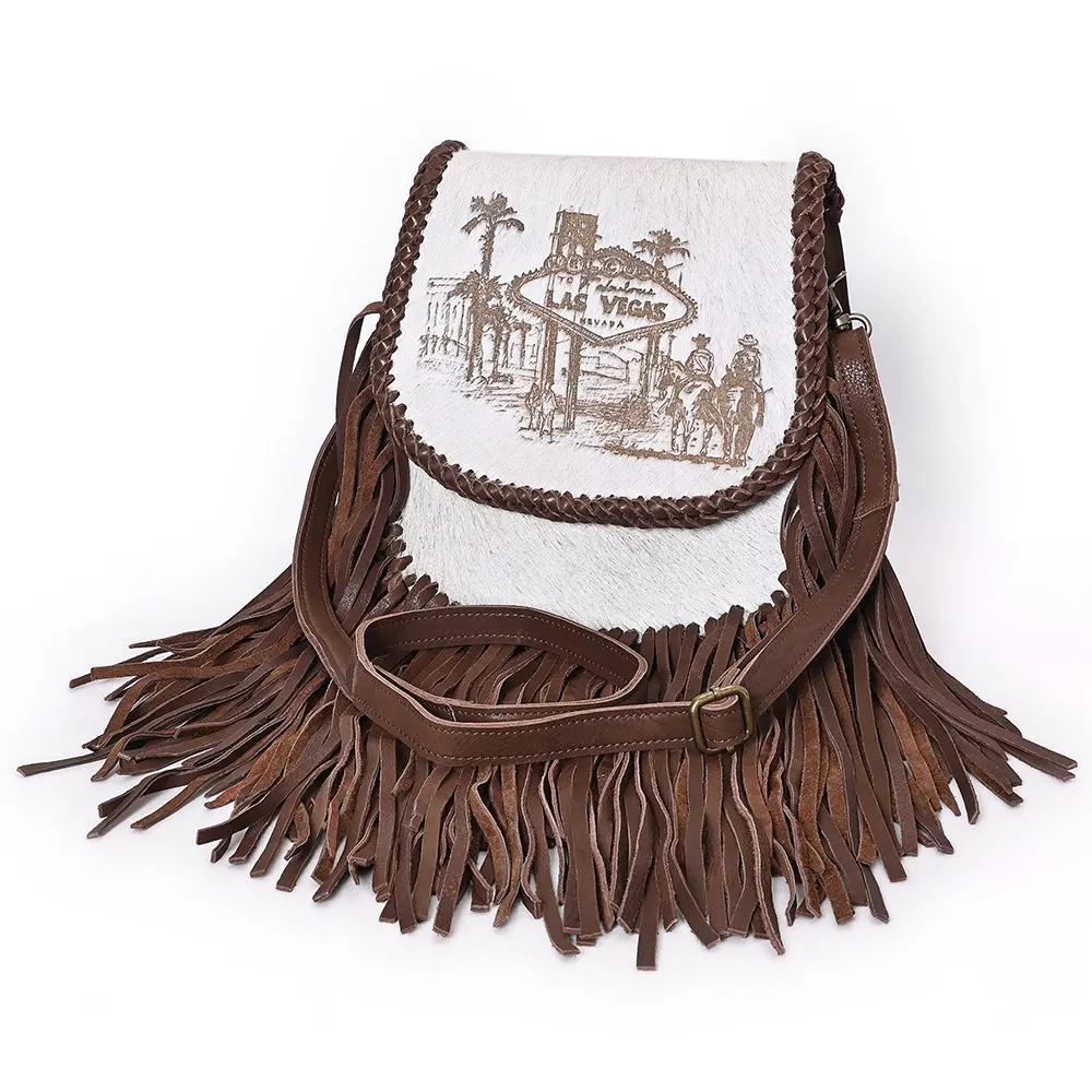 American Darling Crossbody Hair On Full Grain Genuine Western Leather Women Bag | Handbag Purse For Cute 1