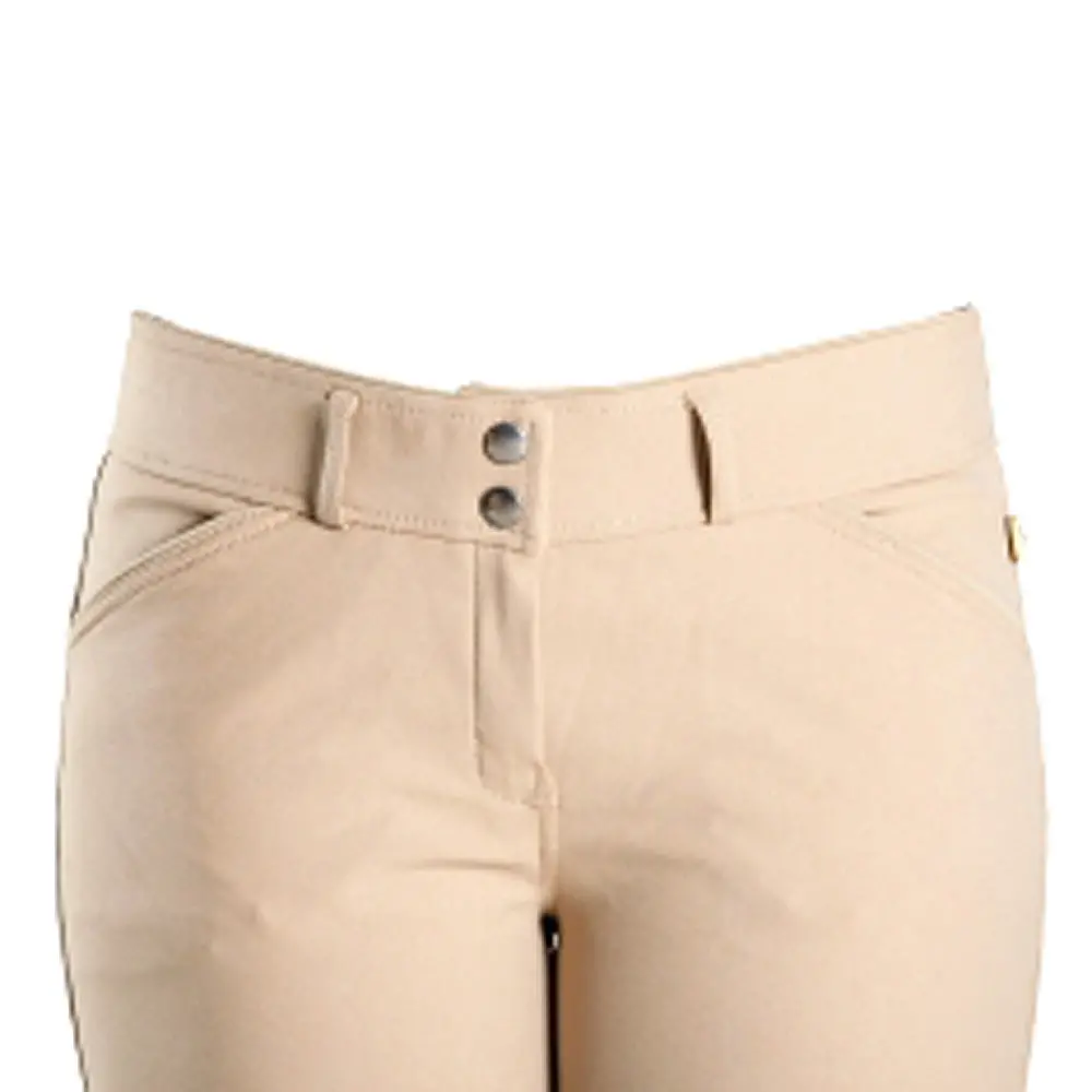 Devon Aire Signature Woven Show Breech Stretchy Navy 1