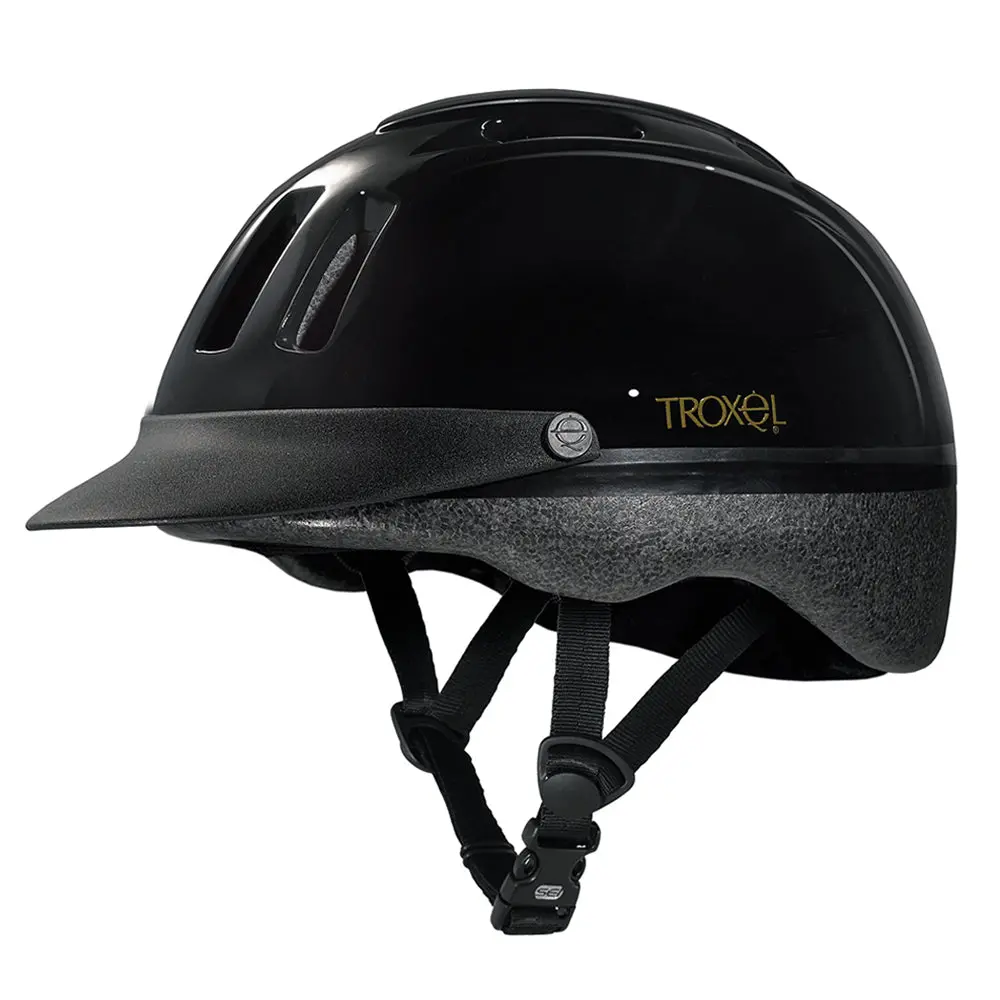 Troxel Incredible Comfort Spirit Horse Riding Lightweight Protective Helmet Large Black 1