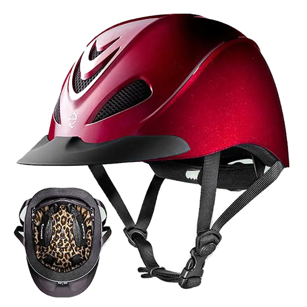 Troxel Incredible Comfort Spirit Horse Riding Liberty Ruby Protective Helmet Red 1