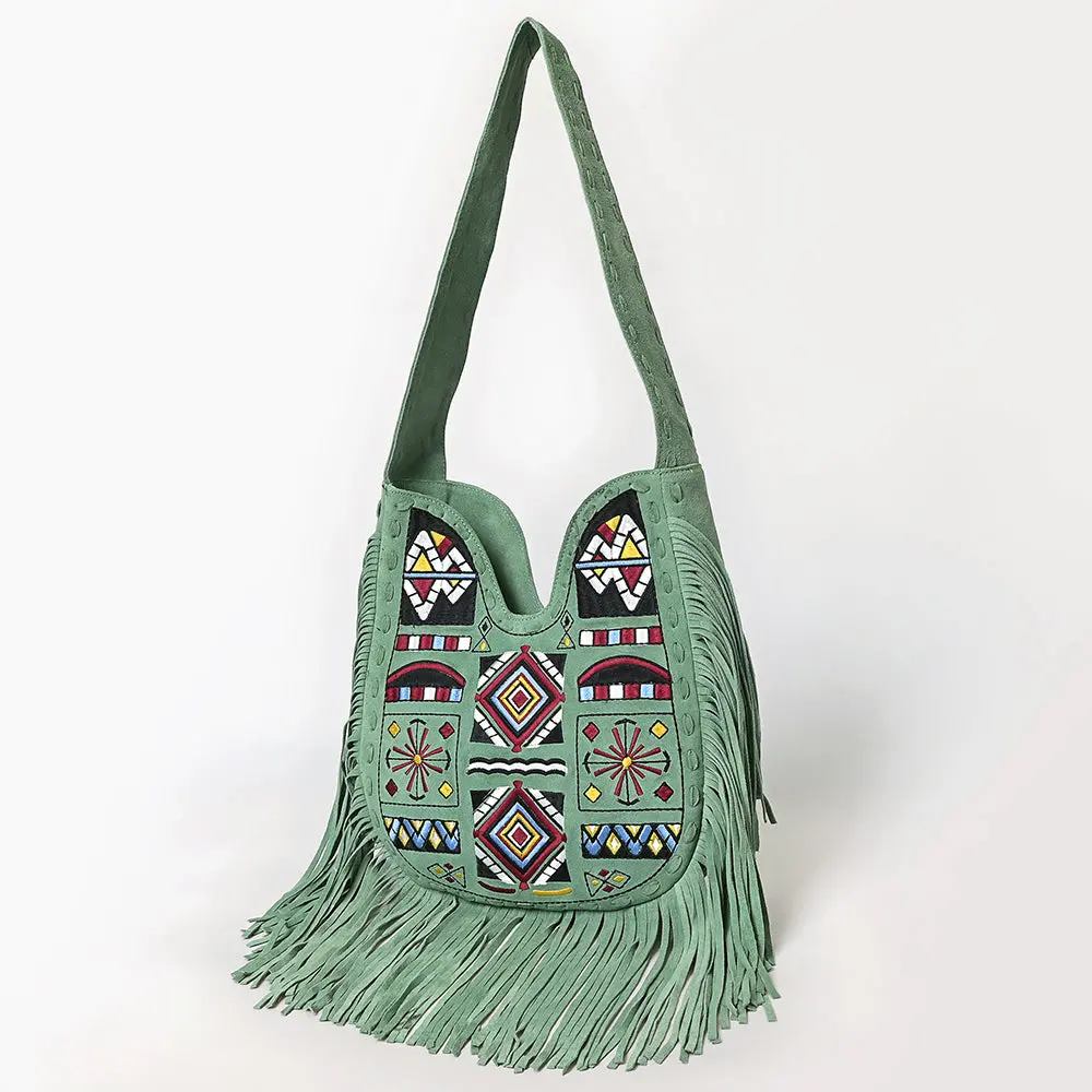 American Darling Small Crossbody Suede Genuine Leather Women Western Handbag 1