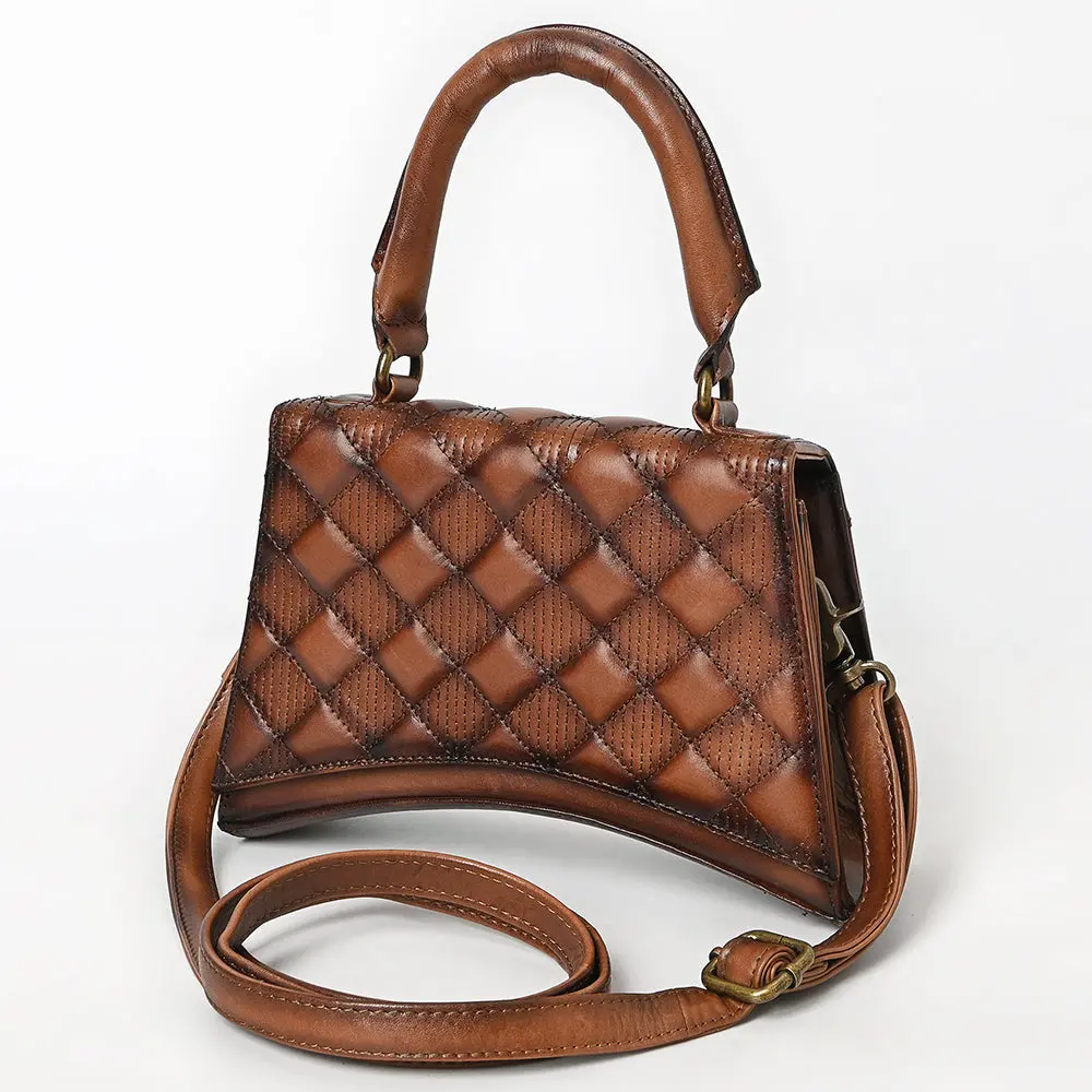 American Darling Cross Body Genuine Leather Women Bag Western Handbag Purse Girls Brown 1