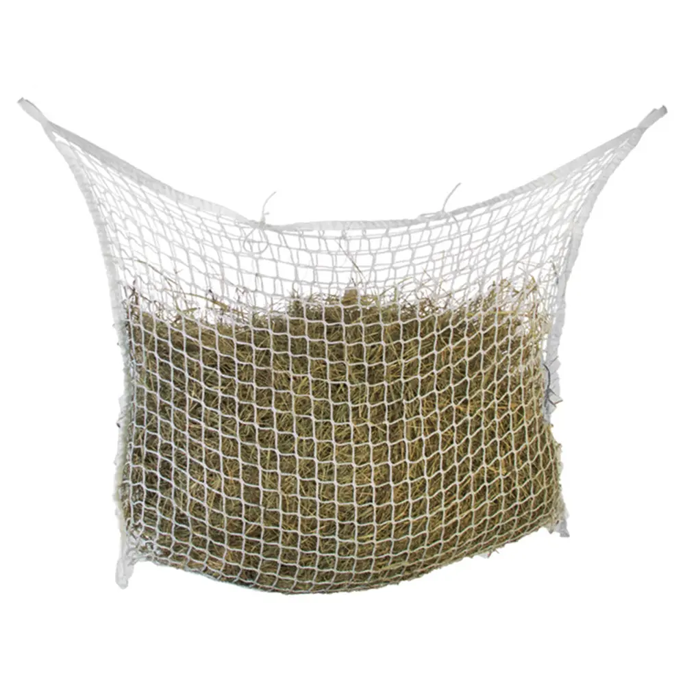 Hilason Western Animals Pet Horse Freedom Slow Feed Hay Net Bag White 1