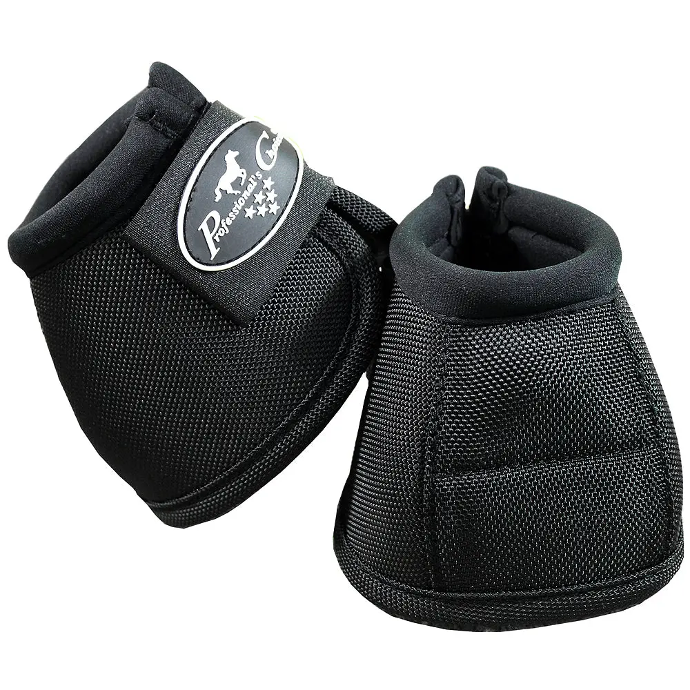 Professional Choice Tack Ballistic Overreach Horse Bell Boots Black 1