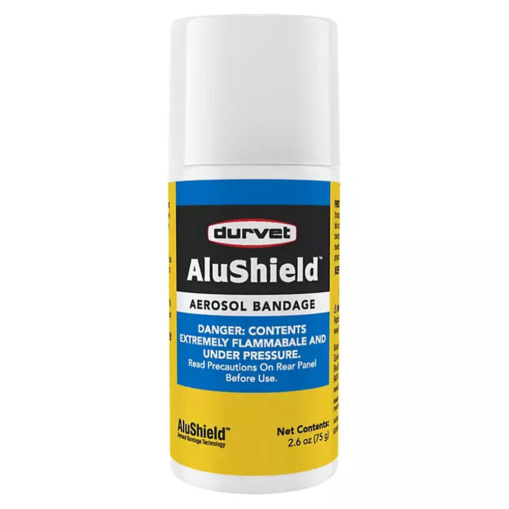 Durvet Alushield Aerosol Bandage Animals Anibiotic-Free 2.6 Oz 1