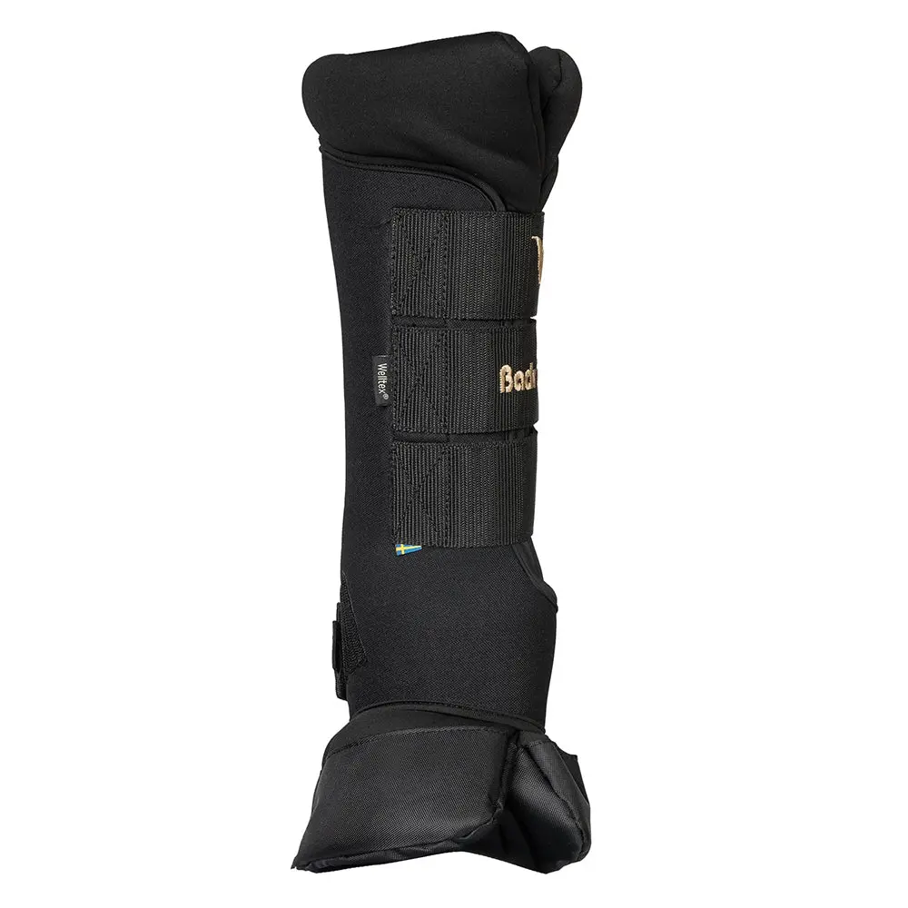 Back On Track Horse Leg Pair Royal Quick Wraps Deluxe Polyester Black Flexible Protective Boots 5