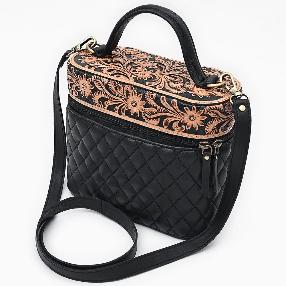 American Darling Crossbody Bag Beautifully Hand Tooled Leather Women 1