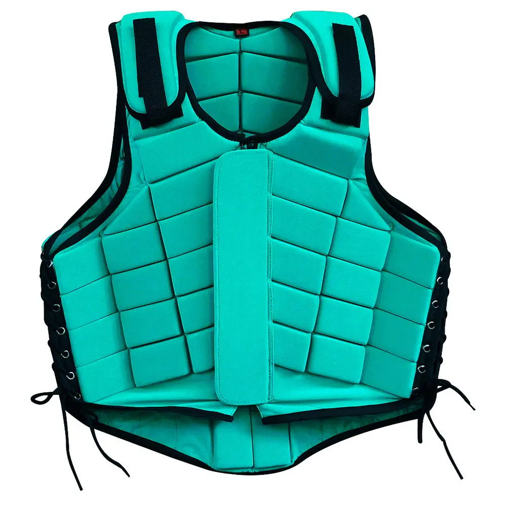 Hilason Adult Safety Equestrian Eventing Protective Protection Vest ‎Kelly Green | Horse Riding Unisex 1