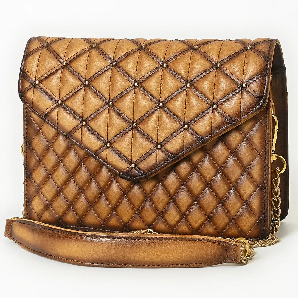 American Darling Envelope Bag Beautifully Quilted Genuine Leather Women 1