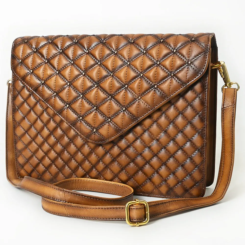 American Darling Envelope Bag Beautifully Quilted Genuine Leather Women 1