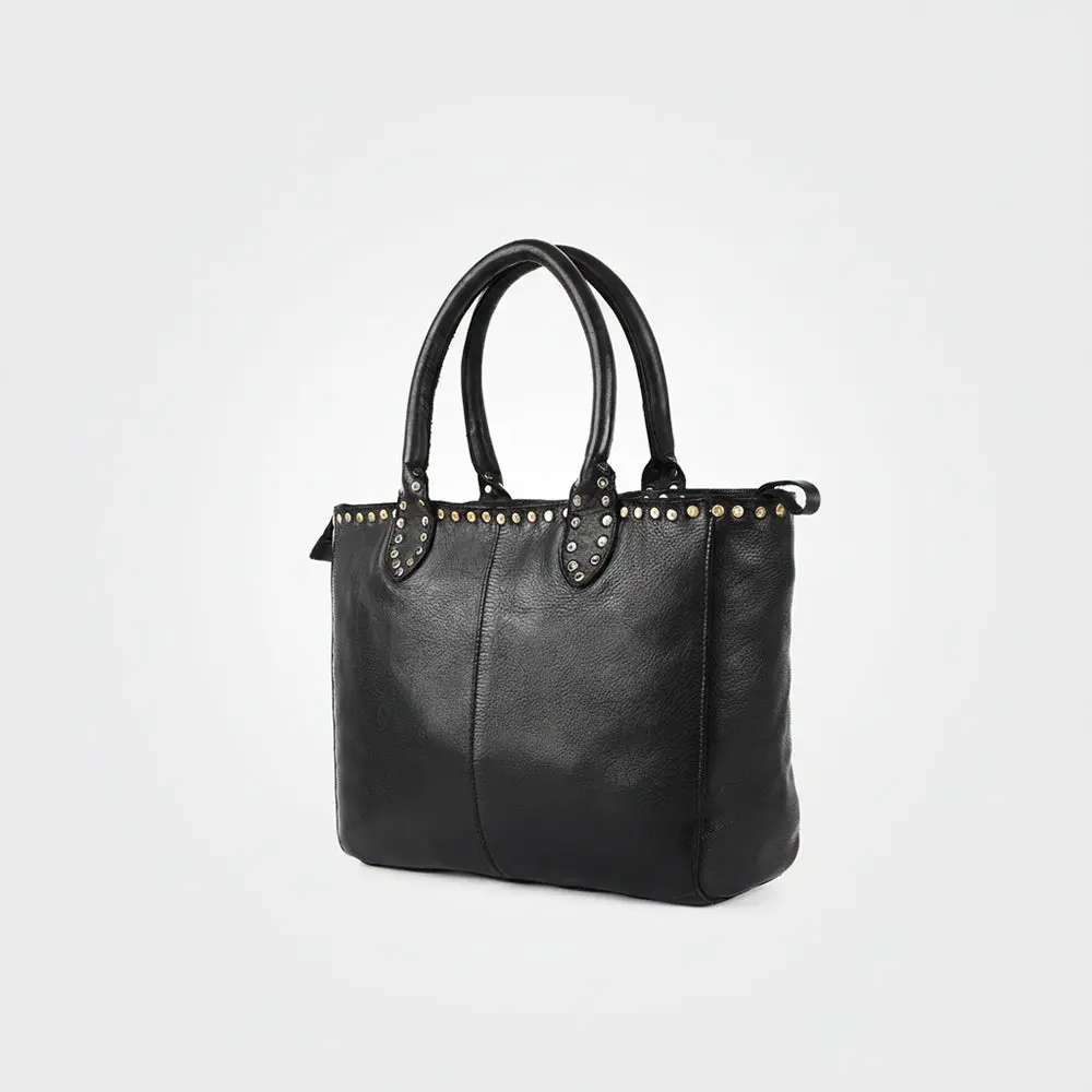 Spaghetti Western Tote Genuine Leather Women Bag Handbag Purse 2