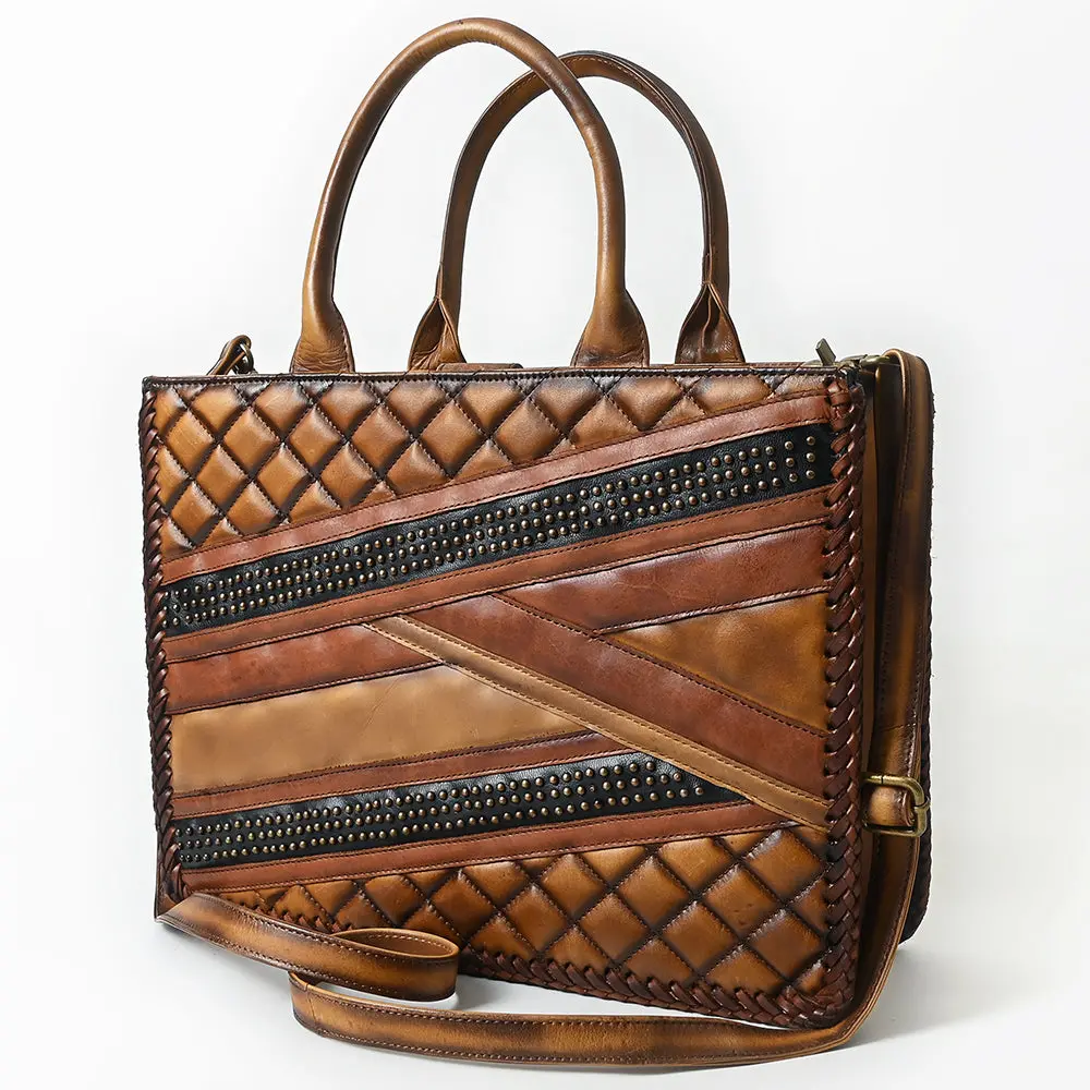 American Darling Tote Bag Beautifully Quilted Genuine Leather Women 1