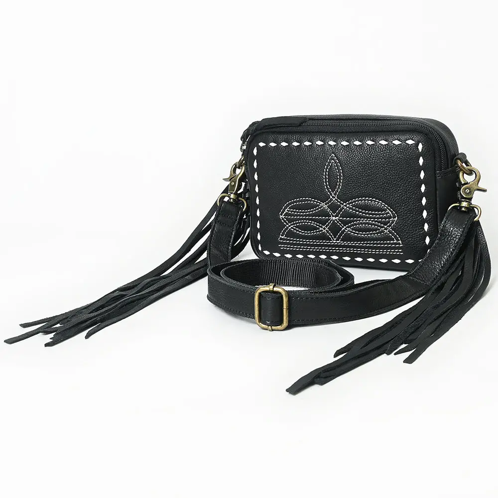 American Darling Camera Bag Genuine Western Leather Unisex| Shoulder Bag Case With Shoulder Strap 1