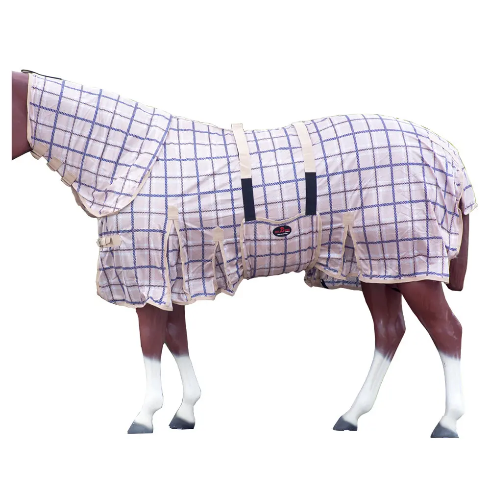 Hilason Horse Fly Sheet - Summer Spring Uv Protection Mesh Bug Mosquito Flysheet For Horses | Fly-Sheet 1