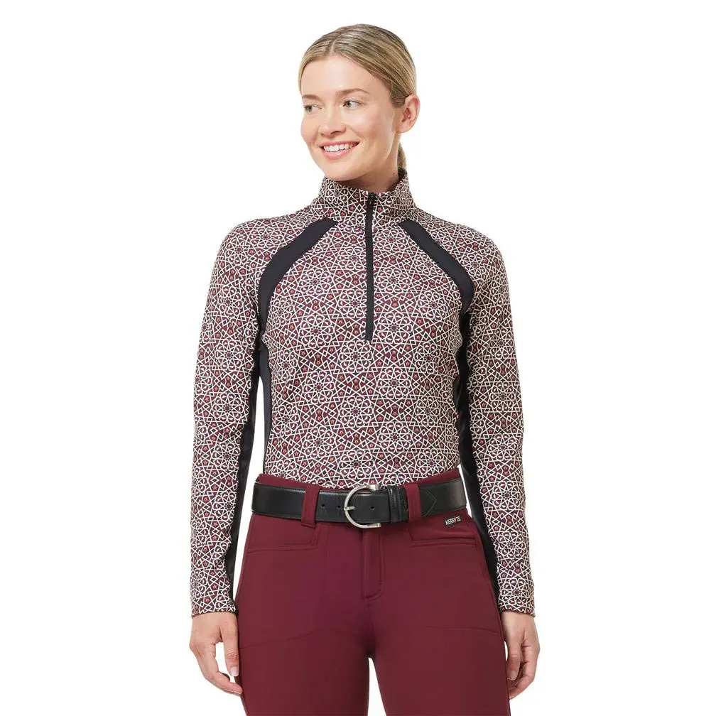 Kerrits Rail Side Quarter Zip Tech Top 1