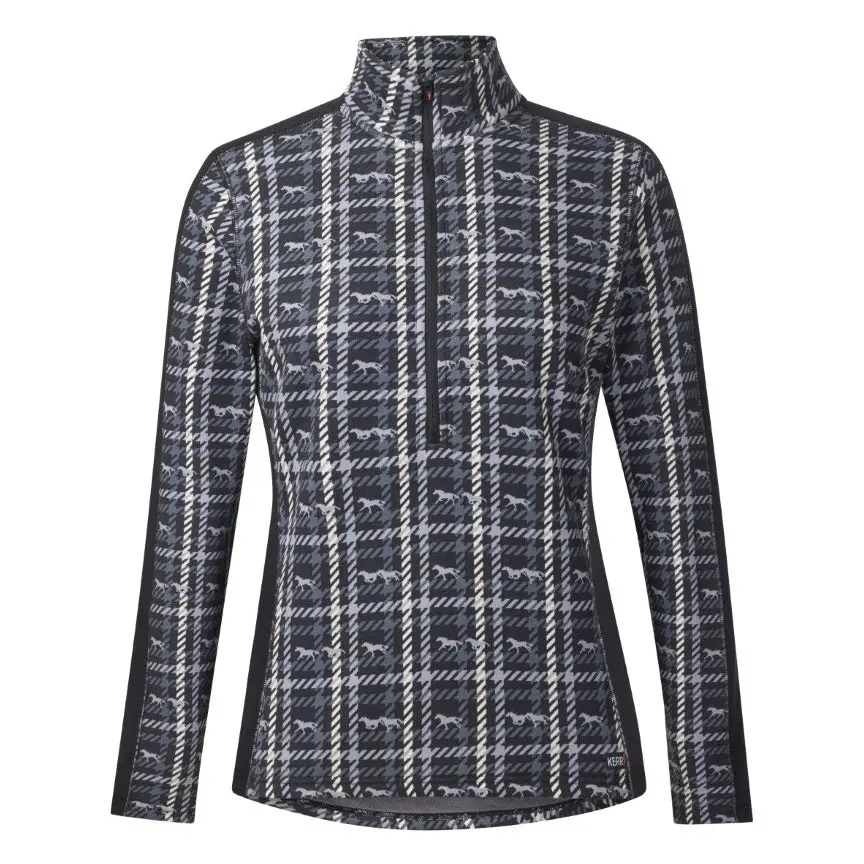 Kerrits Women's Muzzle Nuzzle Half-Zip Top with Print