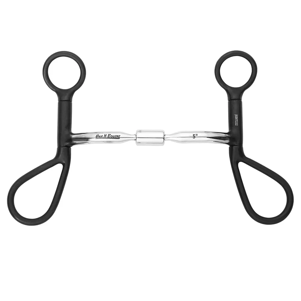 Bar H Equine Western Tear Drop Shank Bit With Comfort Barrel Mouthpiece 1