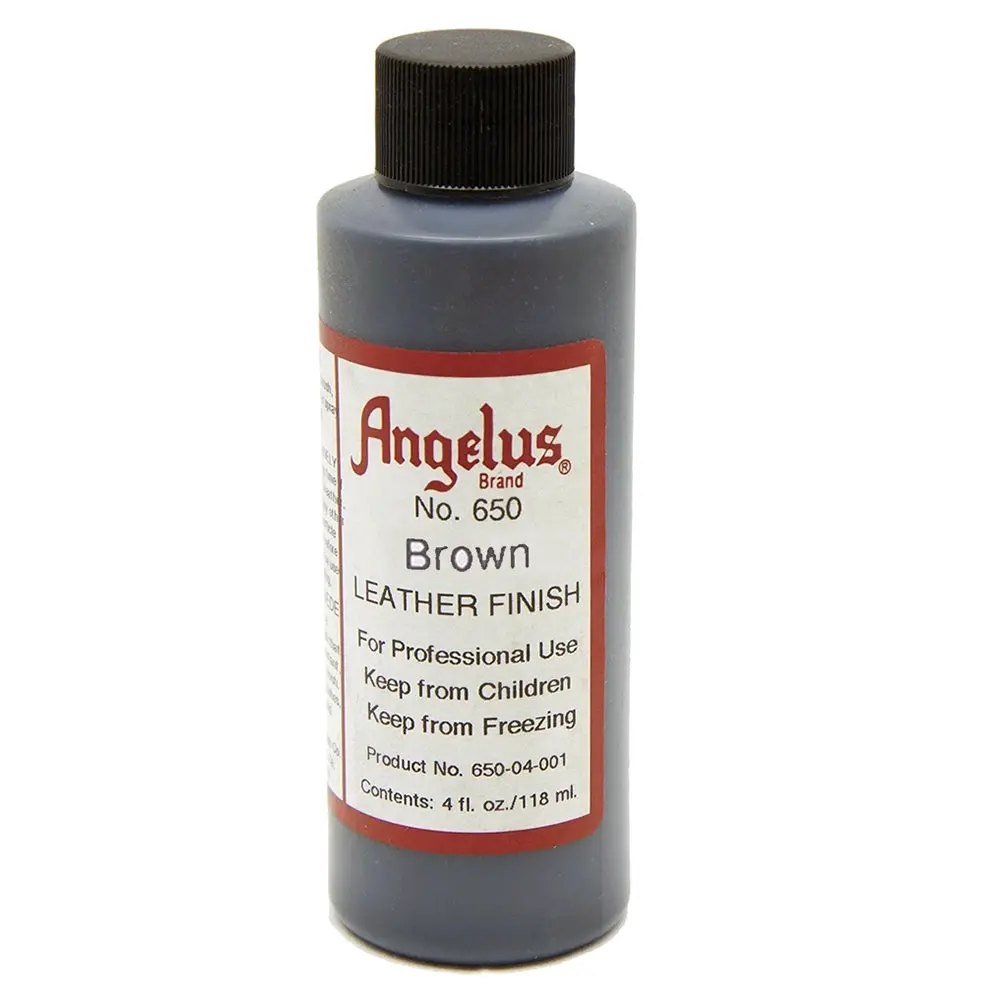 Angelus Leather Dye Shoes Boots Belts Coats Furniture Crafts Brown 4 Oz 1