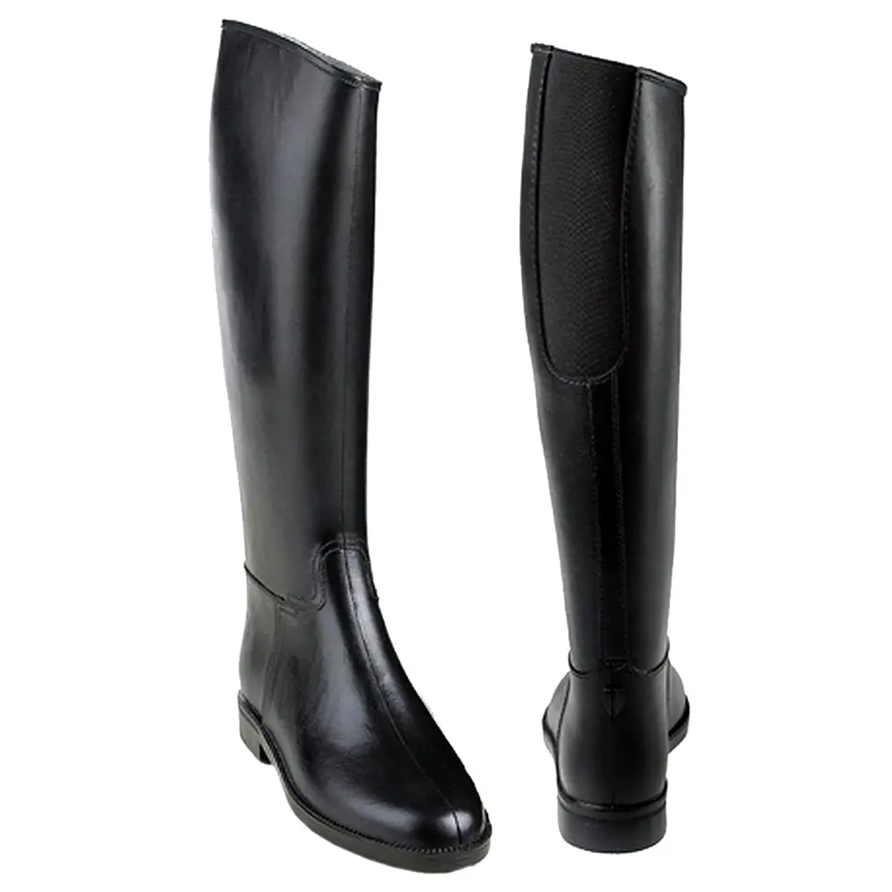 Equistar Equiessentials Cadet Flex Kids Youth Tall Riding Boots Rubber Black 1