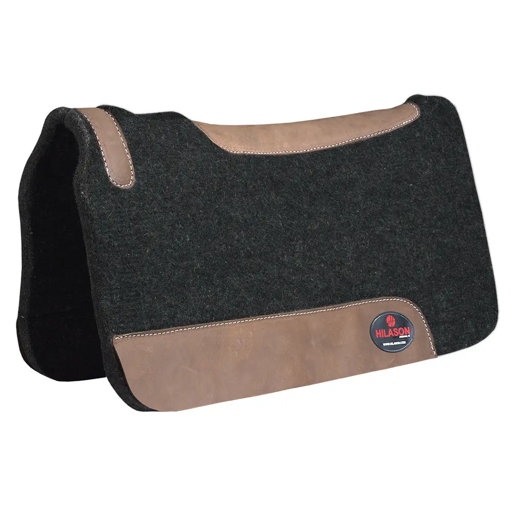 Made In Usa 100% 1 In Wool Felt Hilason Western Horse Saddle Pad 1