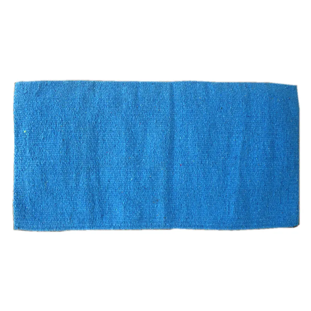 Hilason Horse Western Saddle Blanket New Zealand Wool Blue 1