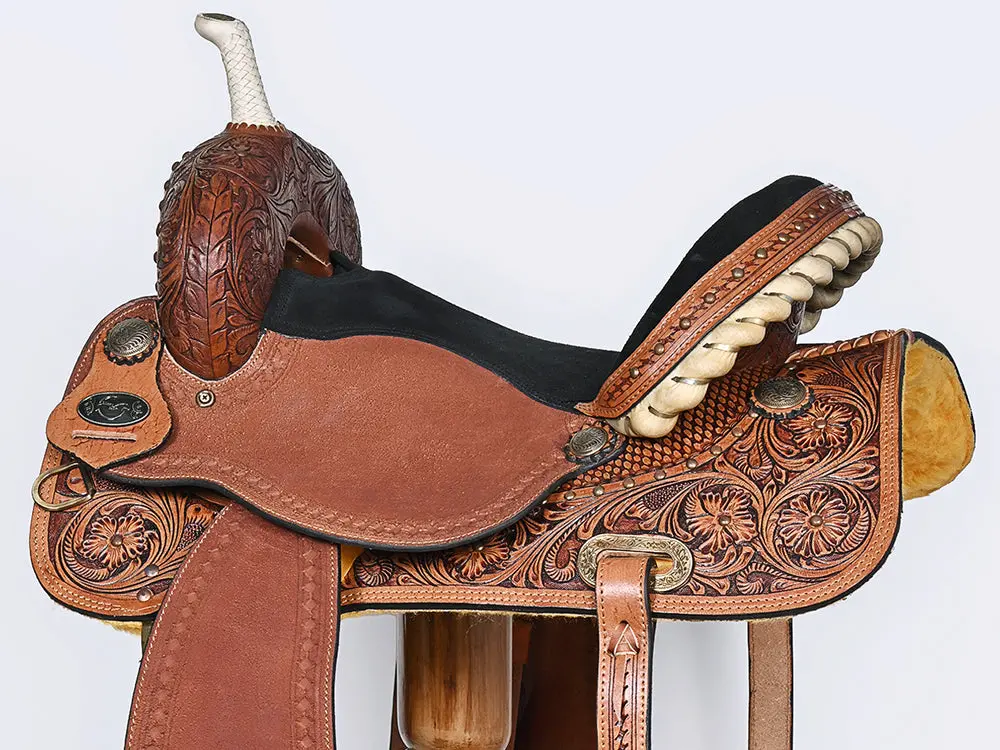 Comfytack Western Saddle Leather Trail Horse Tack Set Brown | Western Saddle | Saddle For Horses | Horse Tack Set 5