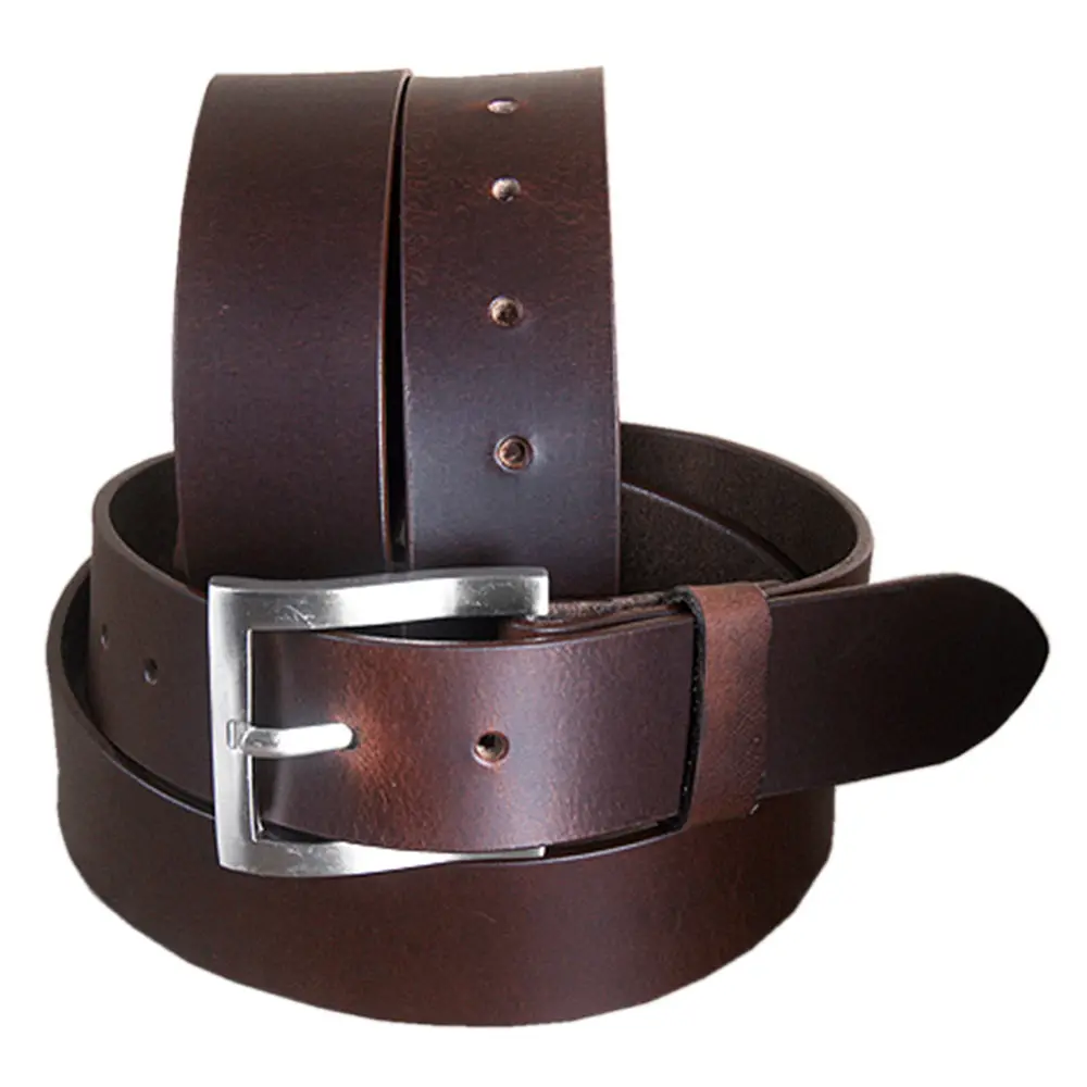 Hilason Western Full Grain Genuine Leather Belt For Men & Women Cowboy Unisex 1