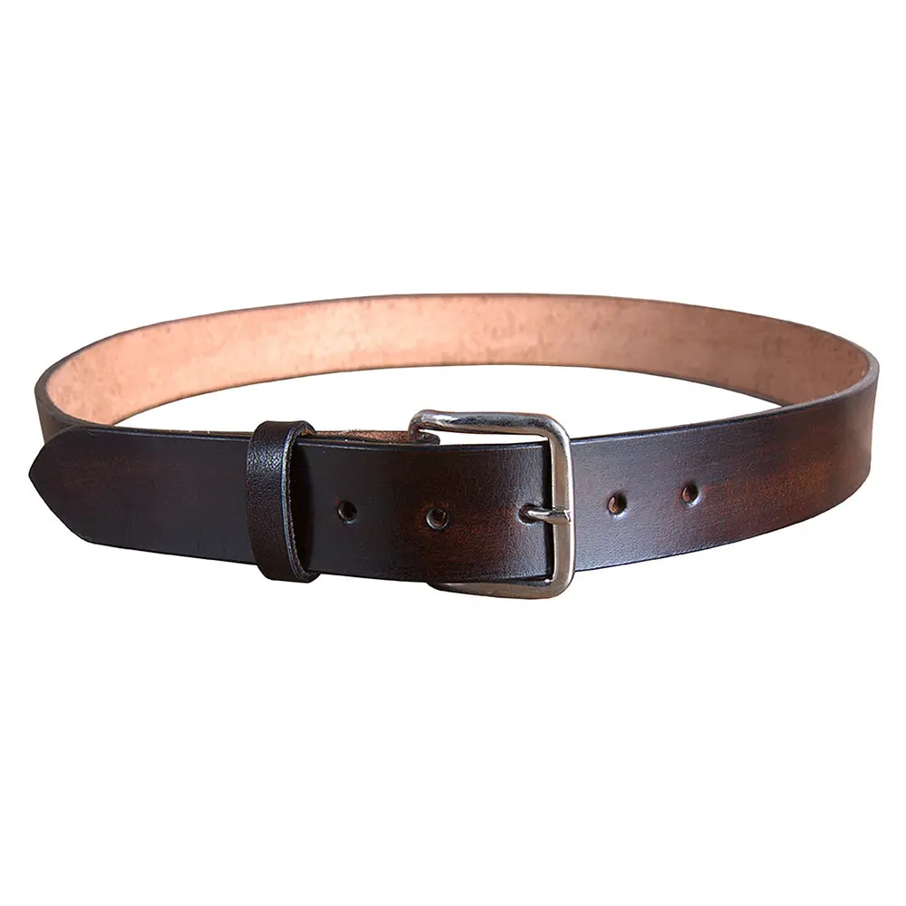 28 In Hilason Full Grain Western Leather Mens Womens Belt Brown 1