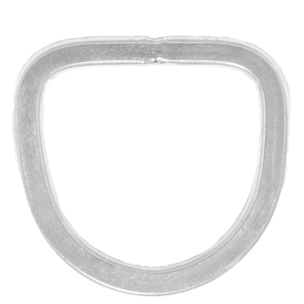Hilason Heavy-Duty 2-1/2" Stainless Steel (Ss) Rigging Dee Ring 7Mm Thickness, Tack & Saddlery Grade 1